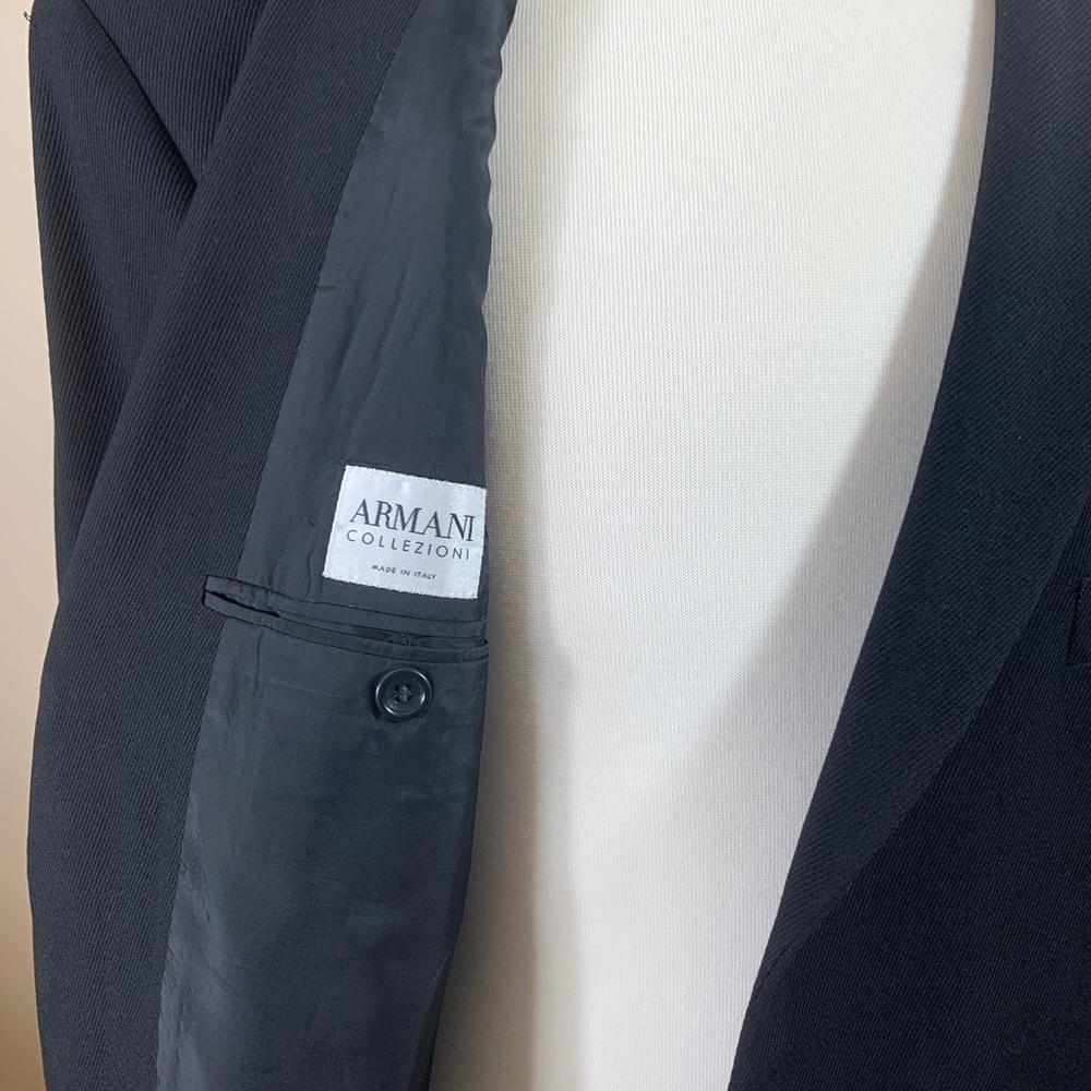 Armani Collezioni Textured Wool Blazer - Picture 2 of 6